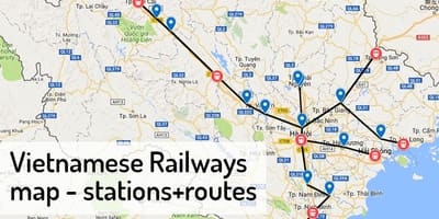 Harta e hanoi stacioni i trenit 