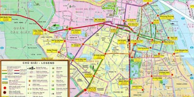 Harta e hanoi të transportit publik